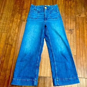 Anthropologie Maeve The Colette denim crop pants size 26